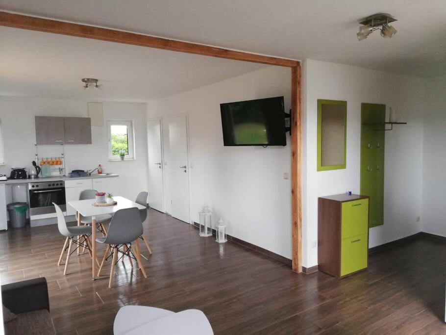Ferienwohnung Am Stettiner Haff Monkebude Ngoại thất bức ảnh